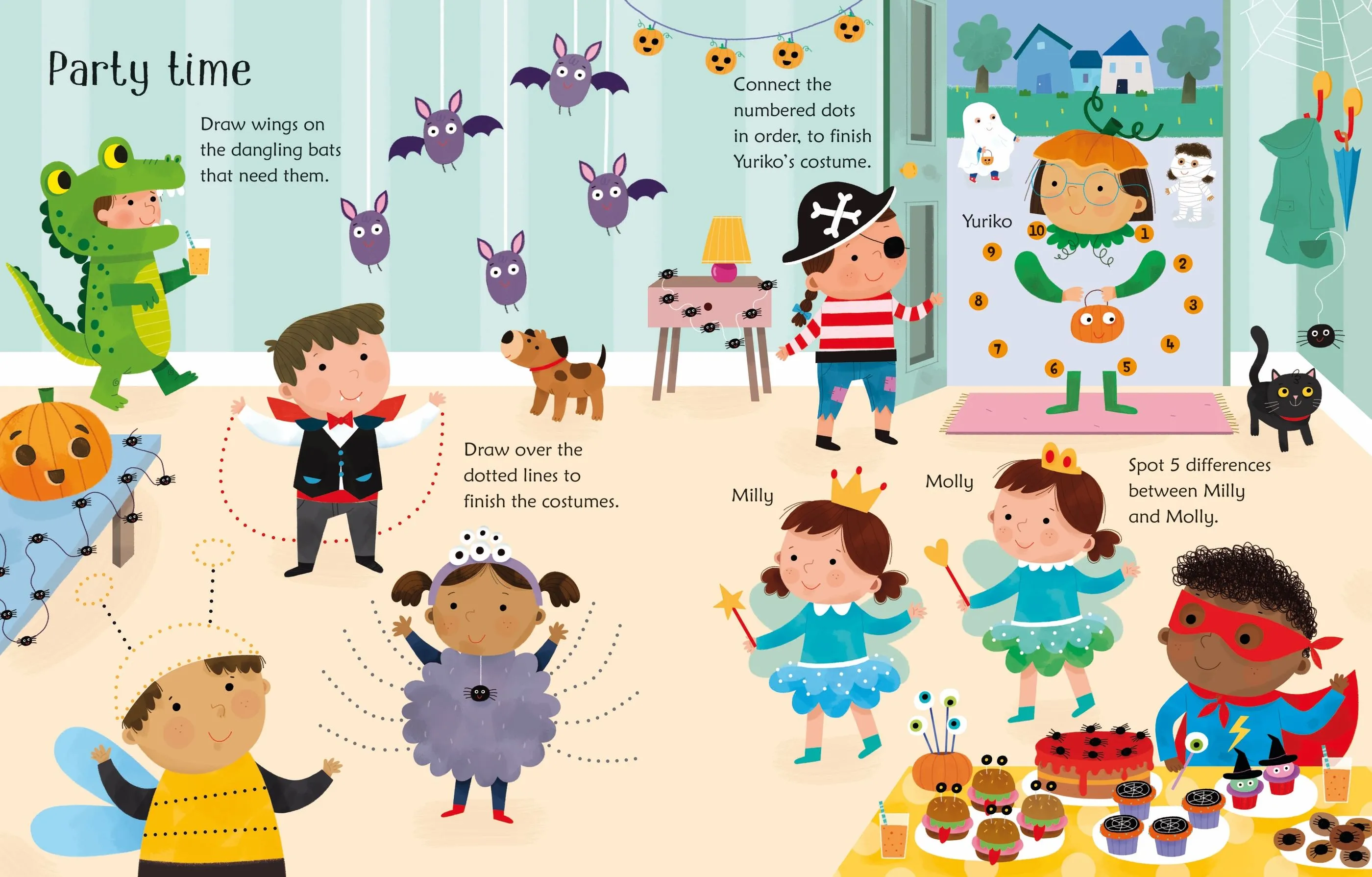 ■ Wipe-Clean Halloween Activities