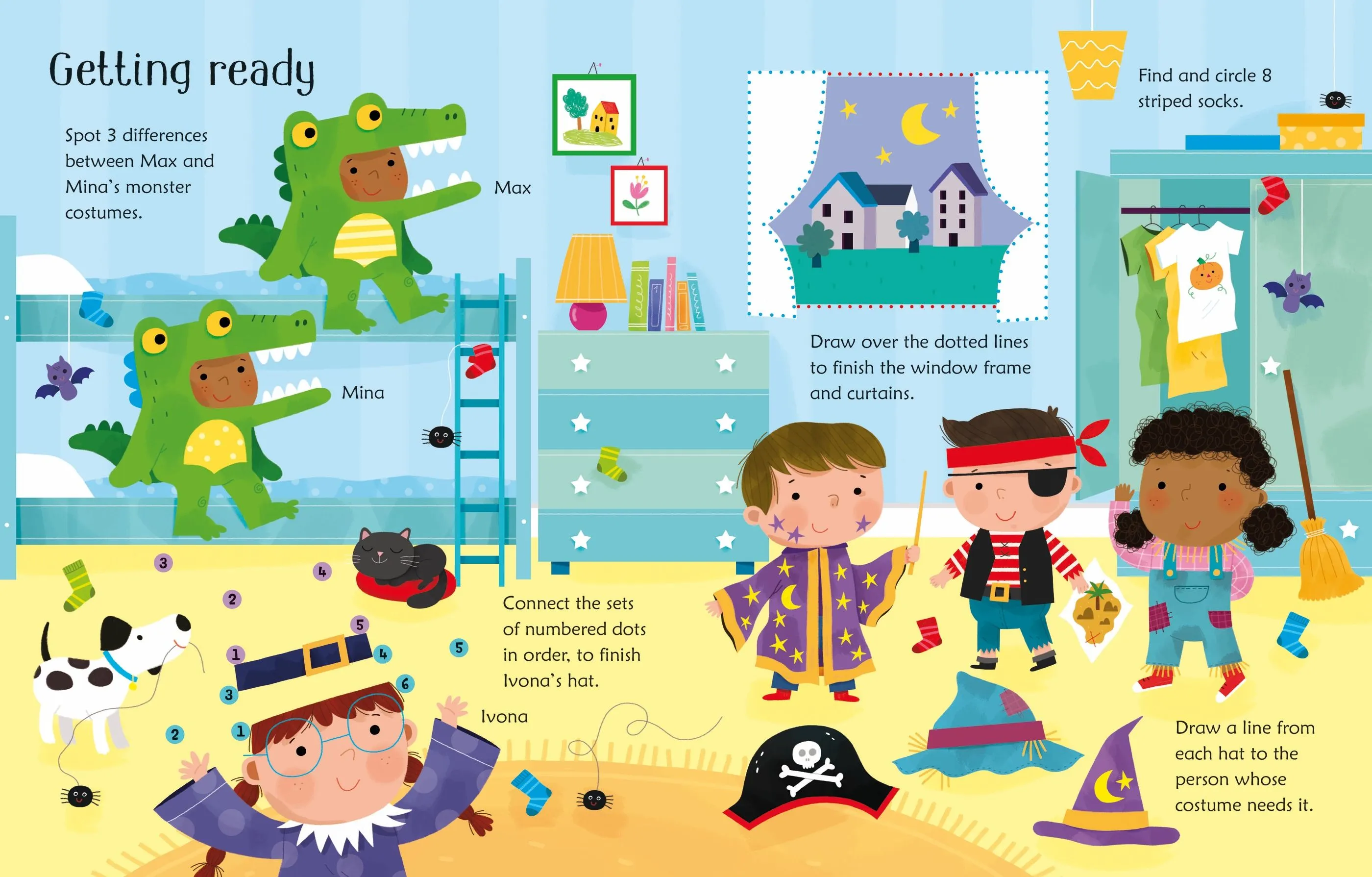 ■ Wipe-Clean Halloween Activities