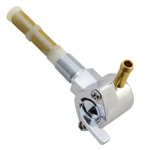 1/4 NPT Petcock - 90 Degree - Chrome