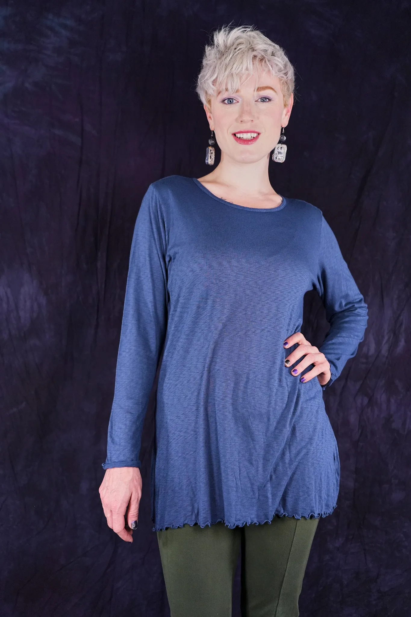 1611 Simple Tee Vintage Indigo
