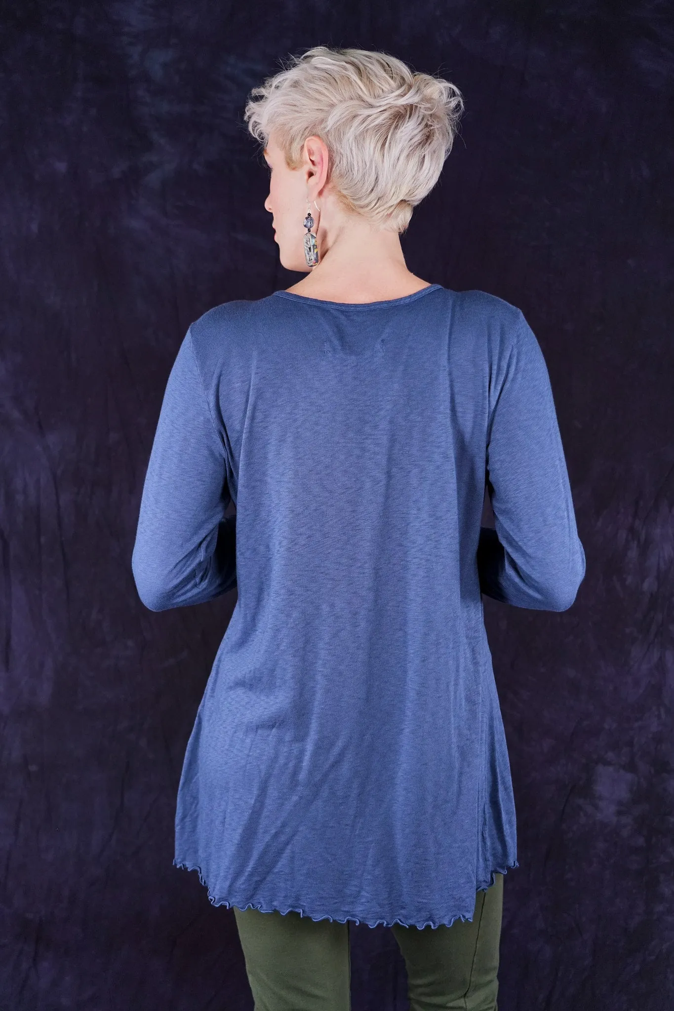 1611 Simple Tee Vintage Indigo