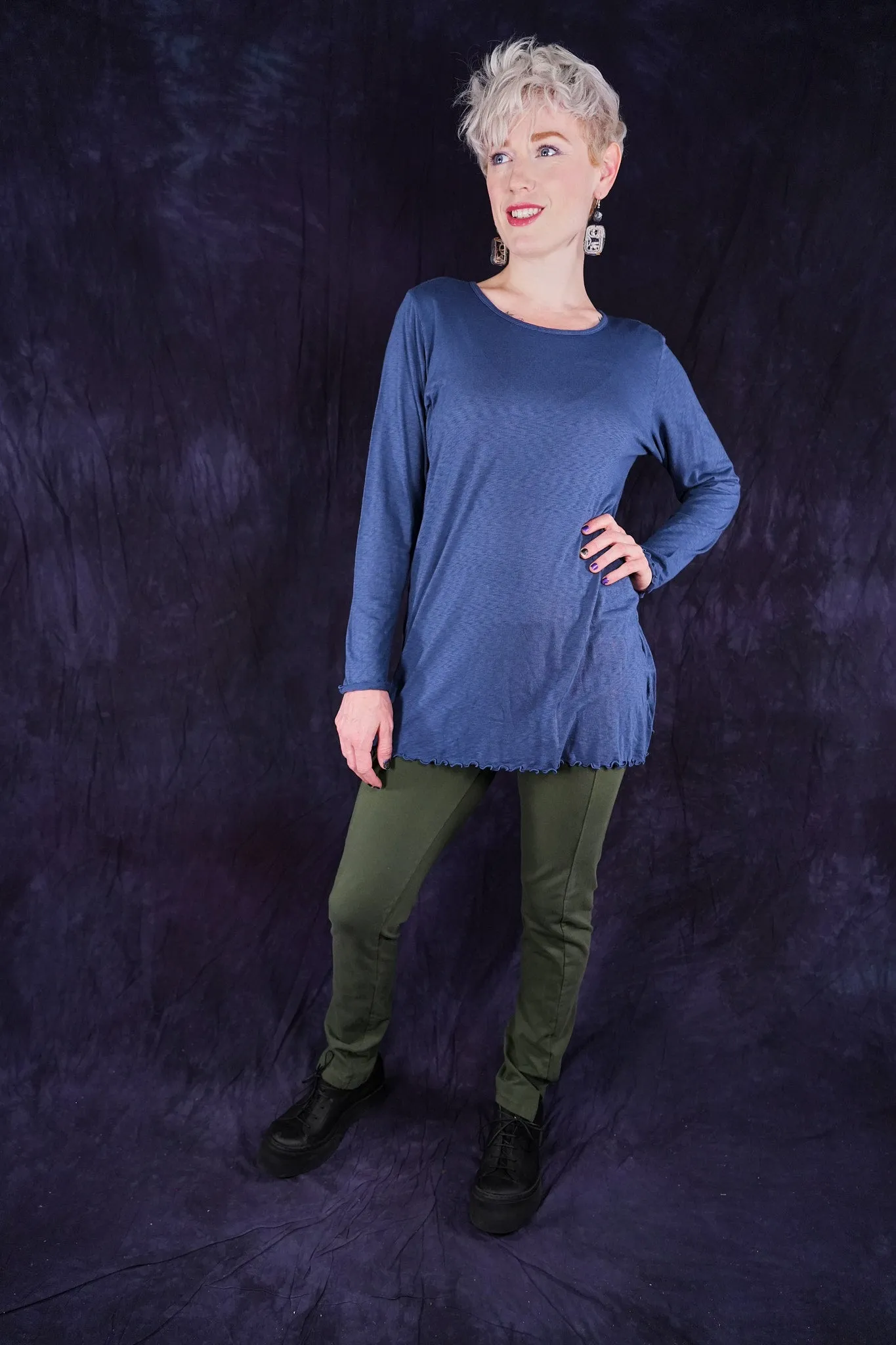 1611 Simple Tee Vintage Indigo