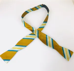 1960's Diagonal Stripe Bowtie