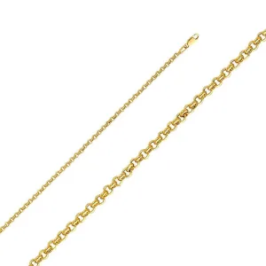 2.9mm Hollow Classic & Angled Rolo Chain