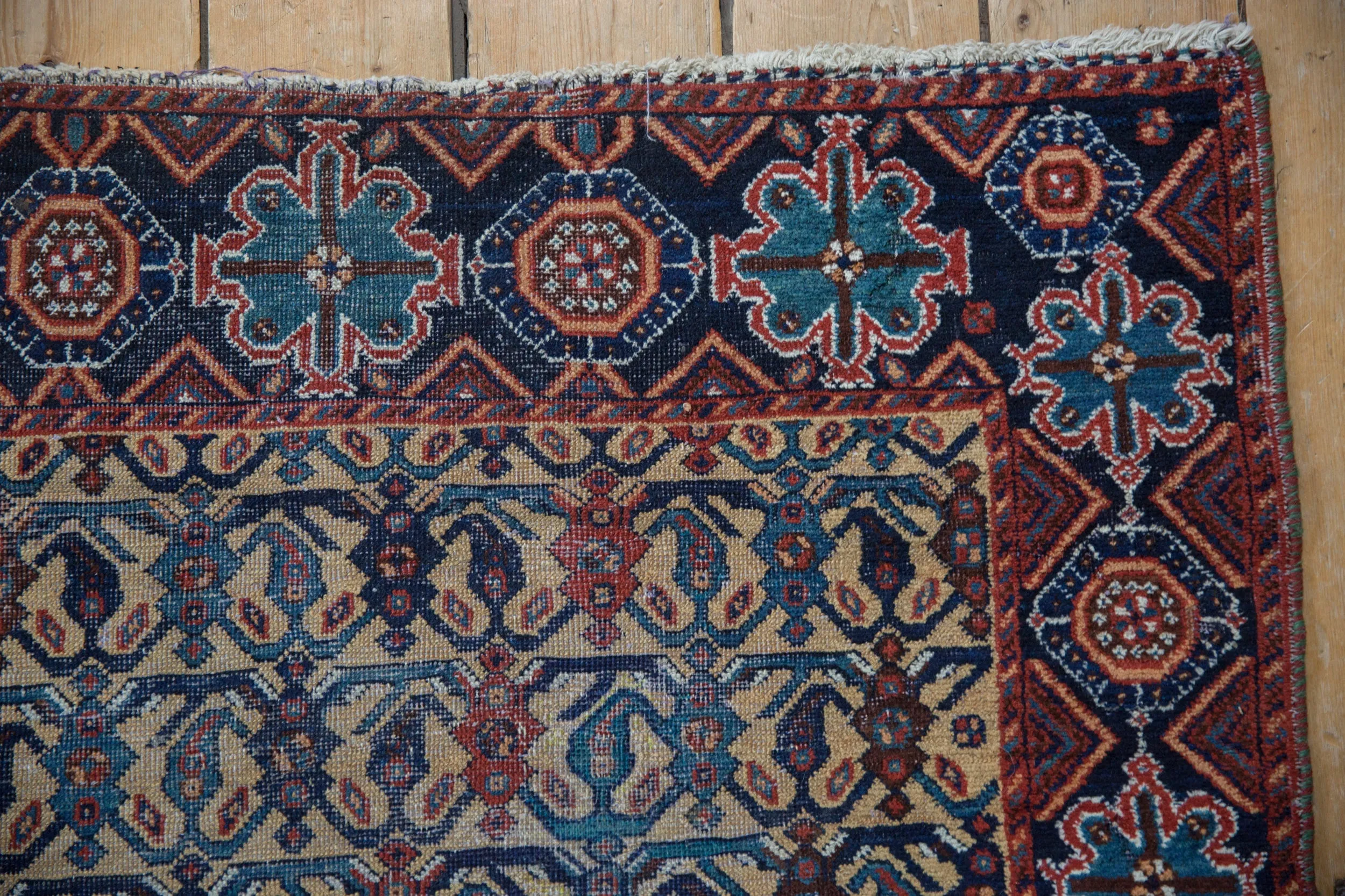 3.5x4.5 Antique Afshar Square Rug