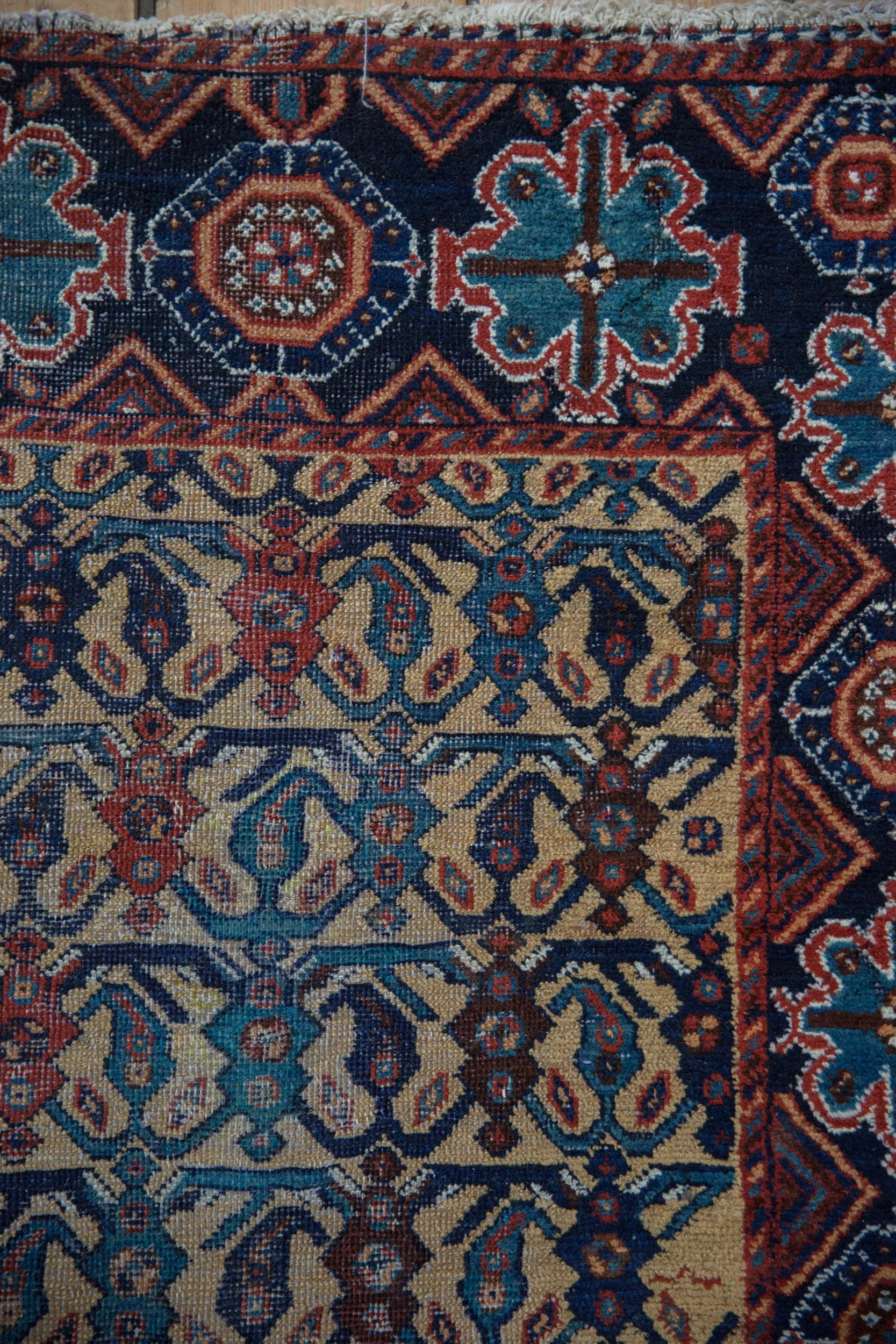 3.5x4.5 Antique Afshar Square Rug