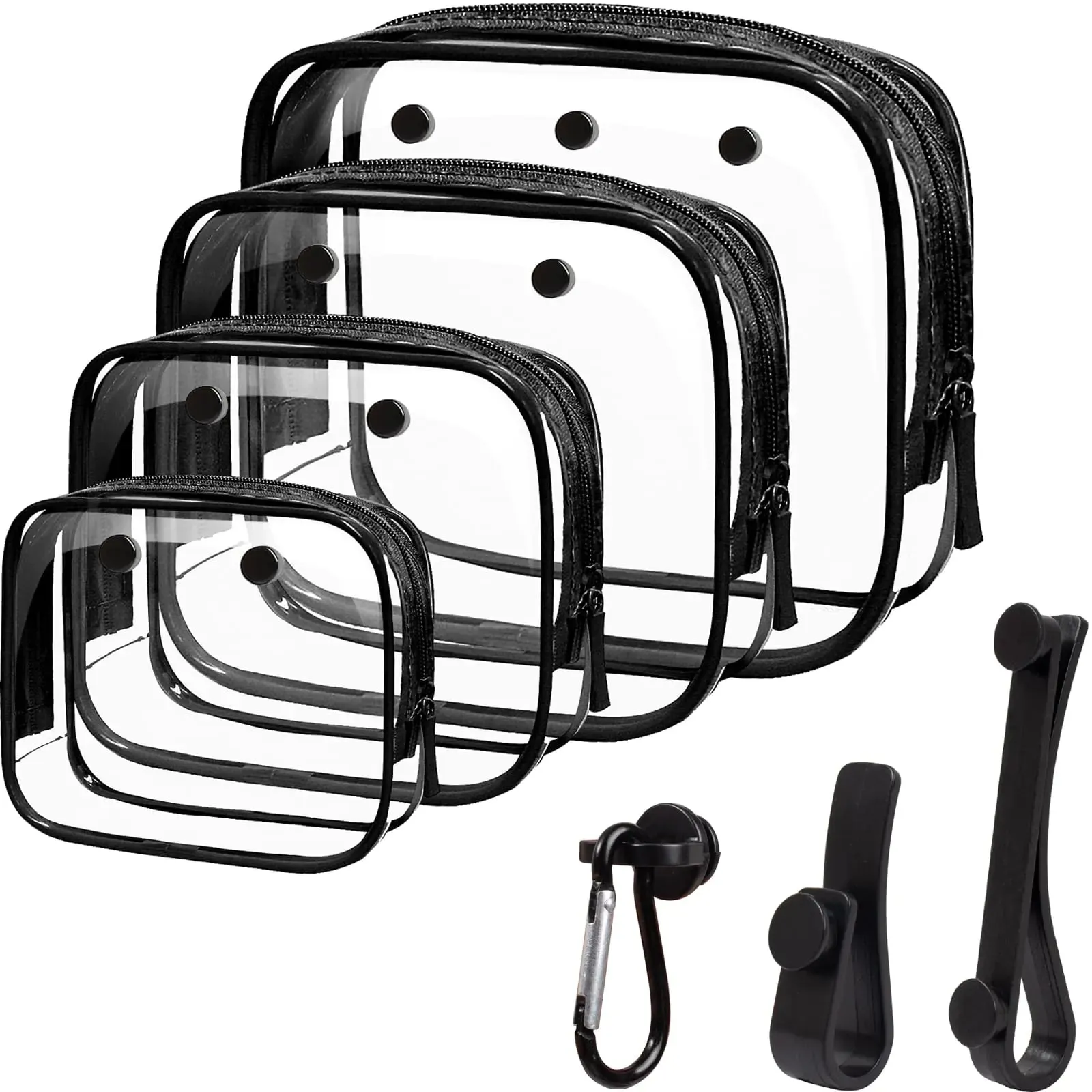 4 Packs Clear Bogg Bog Accessories Beach Tote Bag