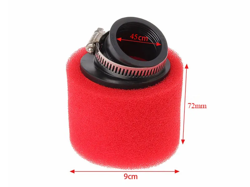 45mm Air Filter Cleaner for Pit Dirt Bike Quad ATV Buggy