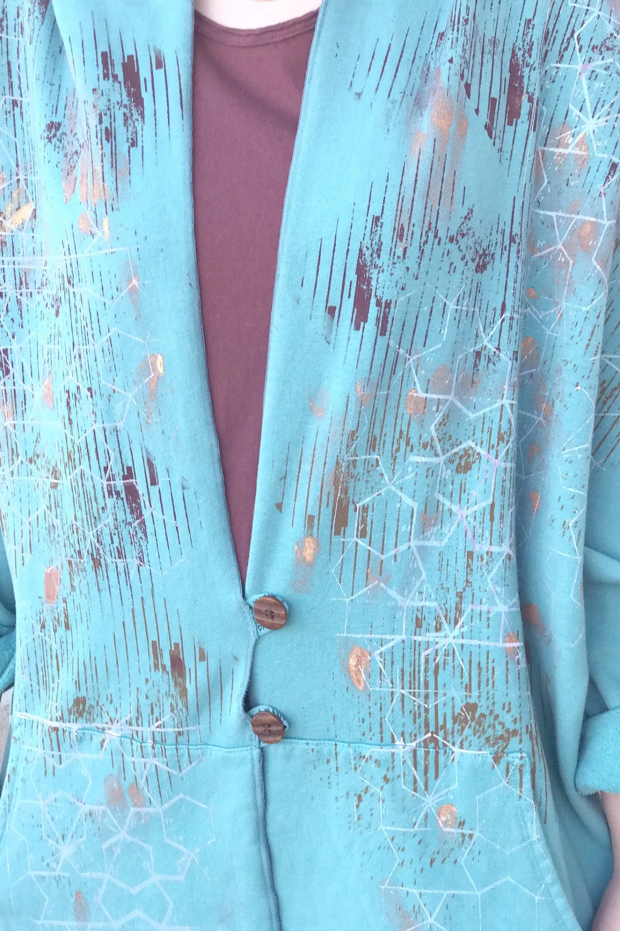 5262 Artisan Sweatshirt Robin Egg Jacket