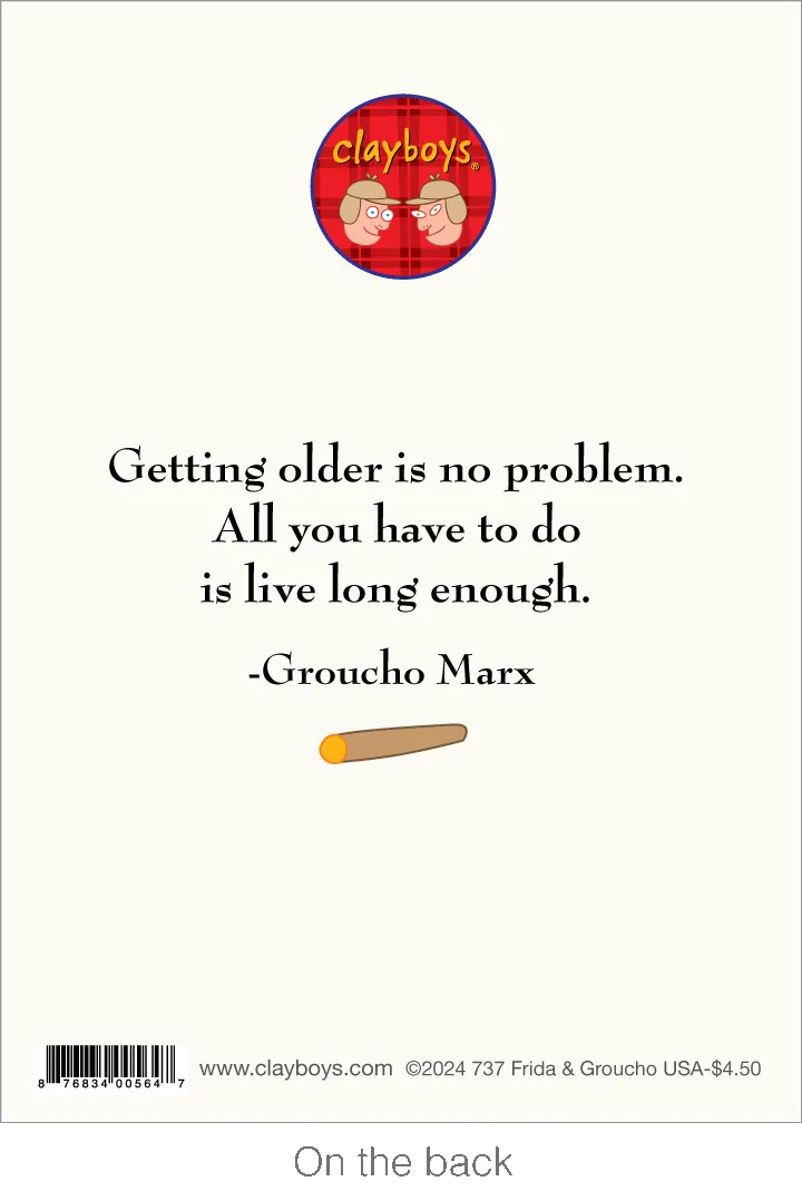 737 Frida/Groucho (Any Occasion Card, Birthday Card)