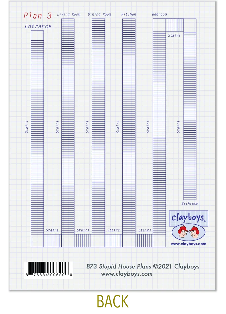 873 Stupid House Plans (Any Occasion Card)