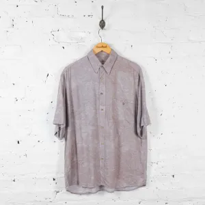 90s Patterned Shirt - Purple - XL