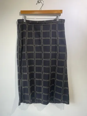 Ace & Jig Black Checkered Skirt