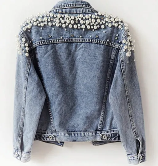 Adorned Denim Jacket