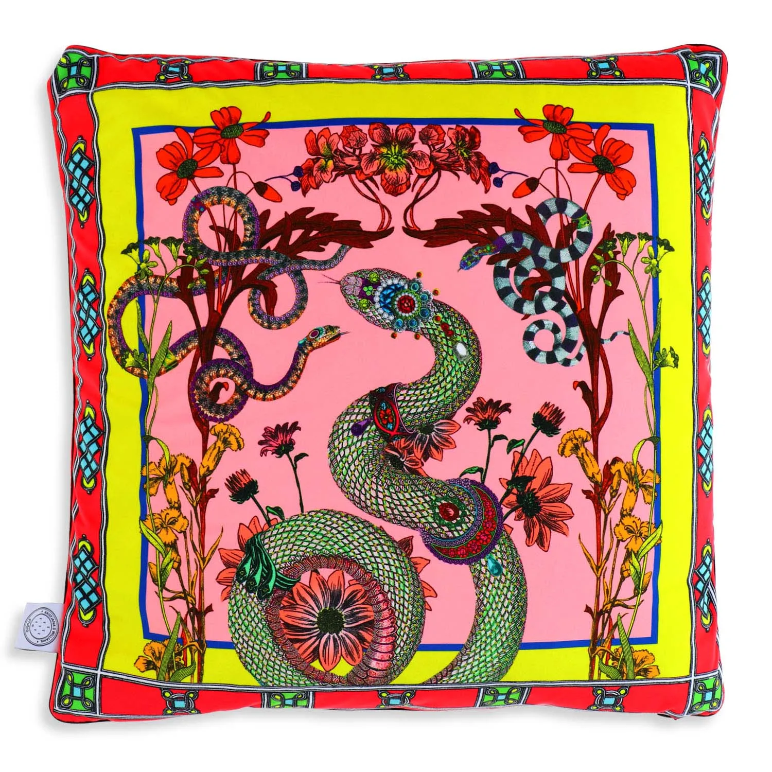 Adorned Snakar Cushion