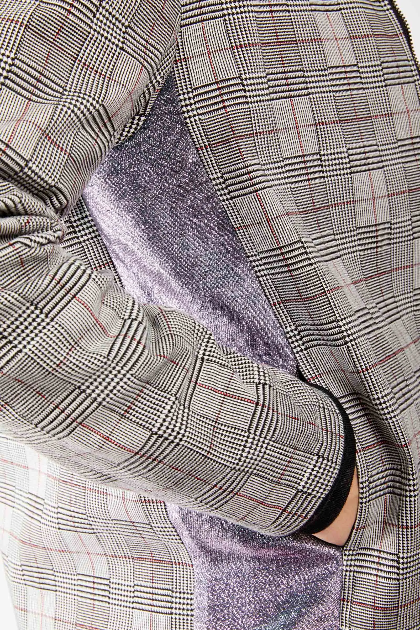 Adrian Schachter Grey Checkered Jacket