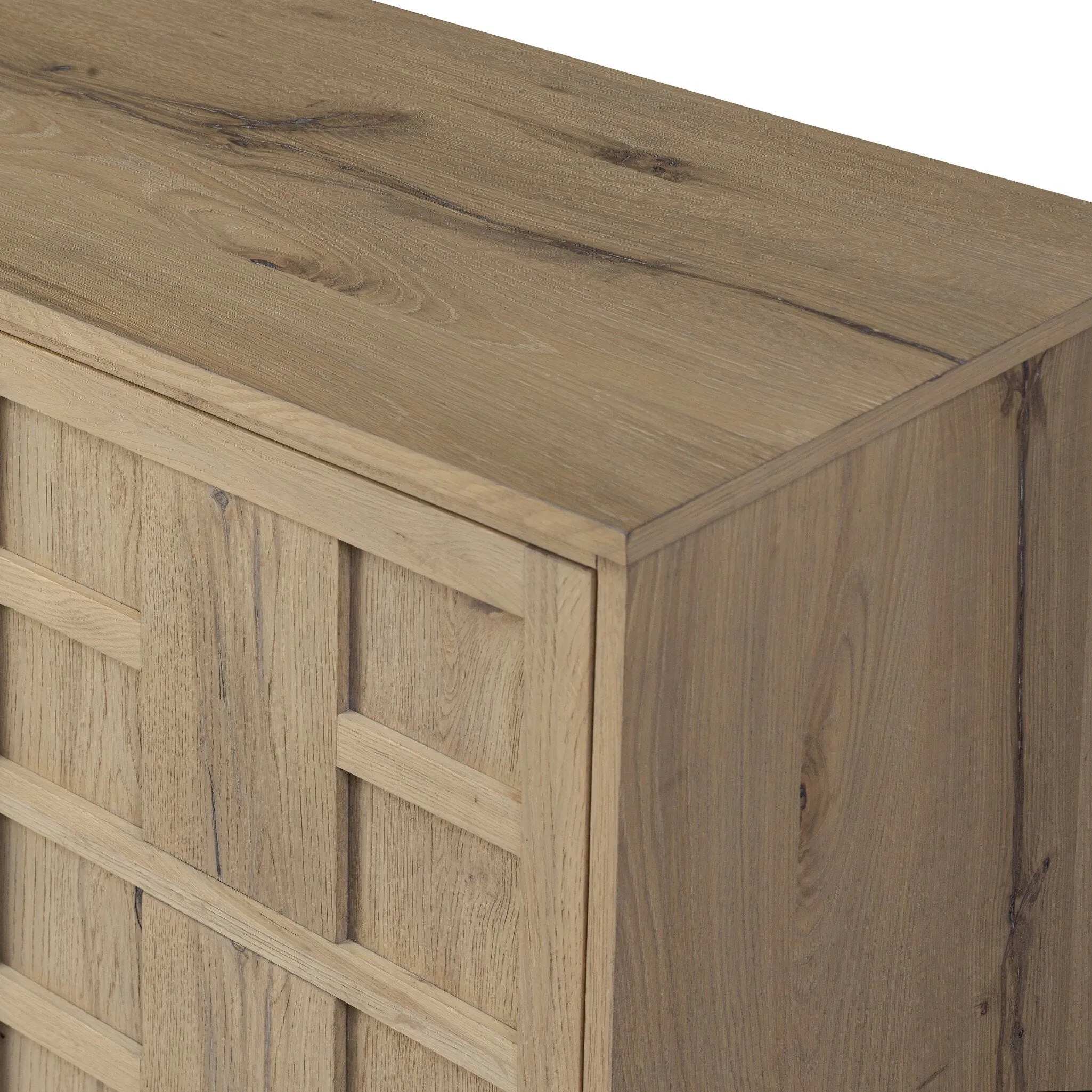 Alessio Sideboard - Aged Natural Oak Veneer