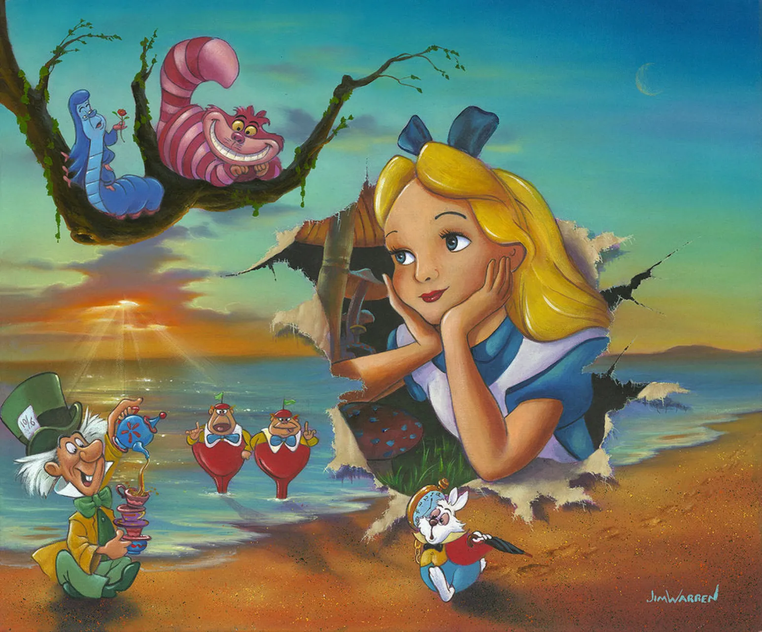 Alice's Grand Entrance