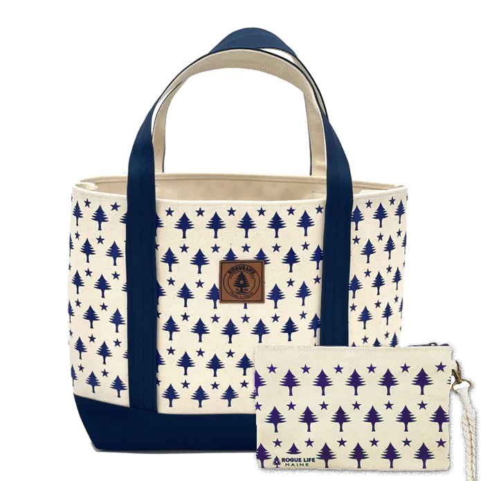 All Over Tree Large Tote and Wristlet Set