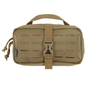 Allen Tac-Six Detachment Tactical Accessory Pouch, Removable Back Panel, 9"L x 5"W, Coyote