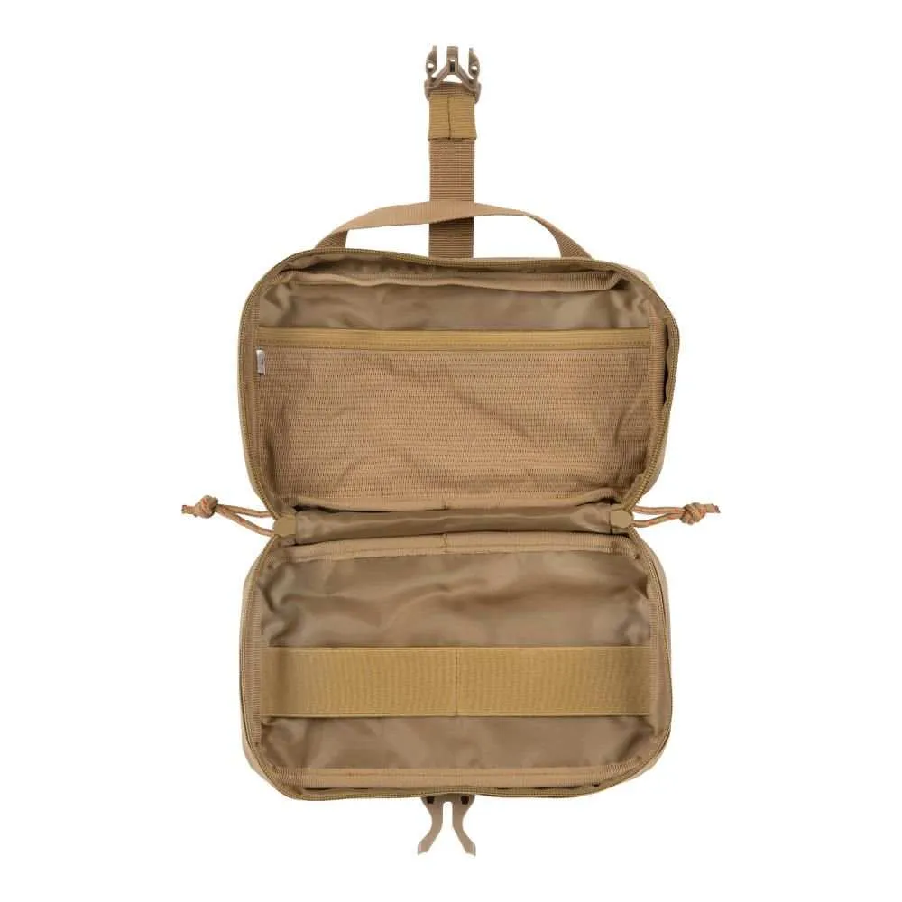 Allen Tac-Six Detachment Tactical Accessory Pouch, Removable Back Panel, 9"L x 5"W, Coyote