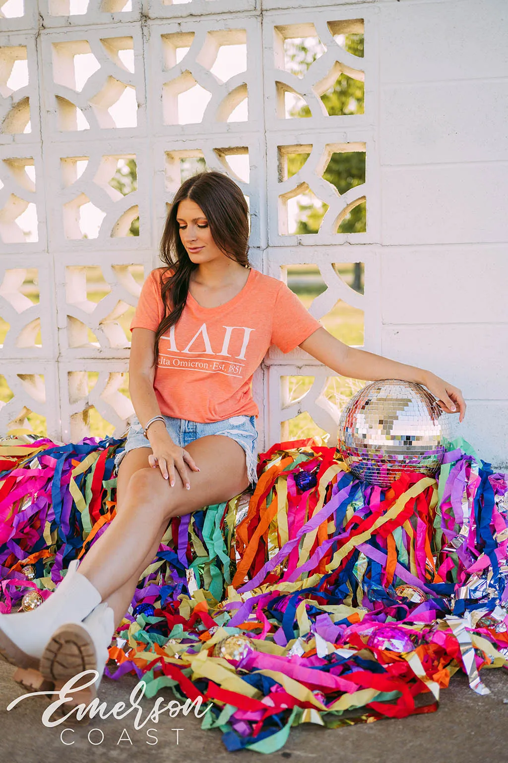Alpha Delta Pi Recruitment Simple Slouchy Tee