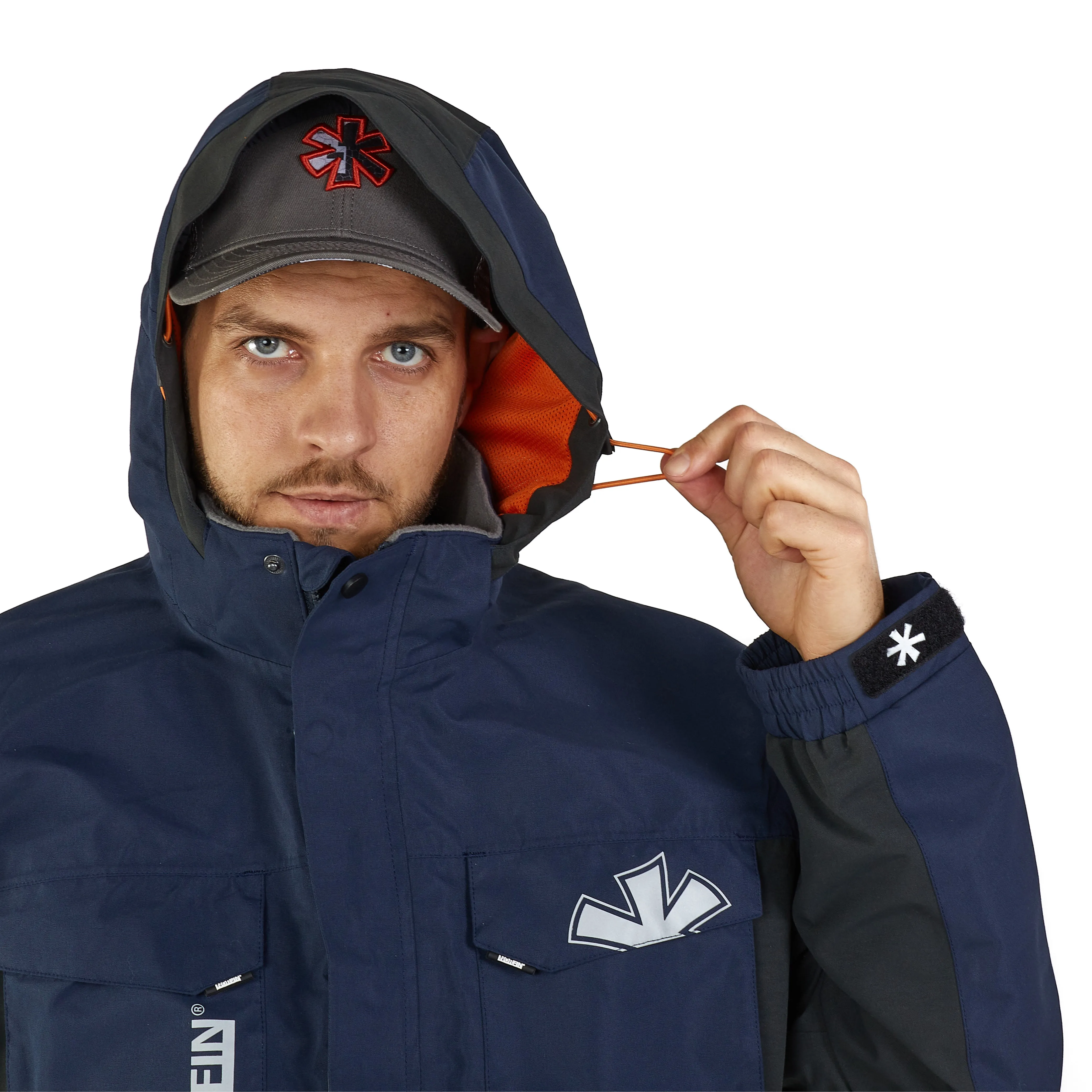 ALPHA NAVY BLUE RAIN JACKET