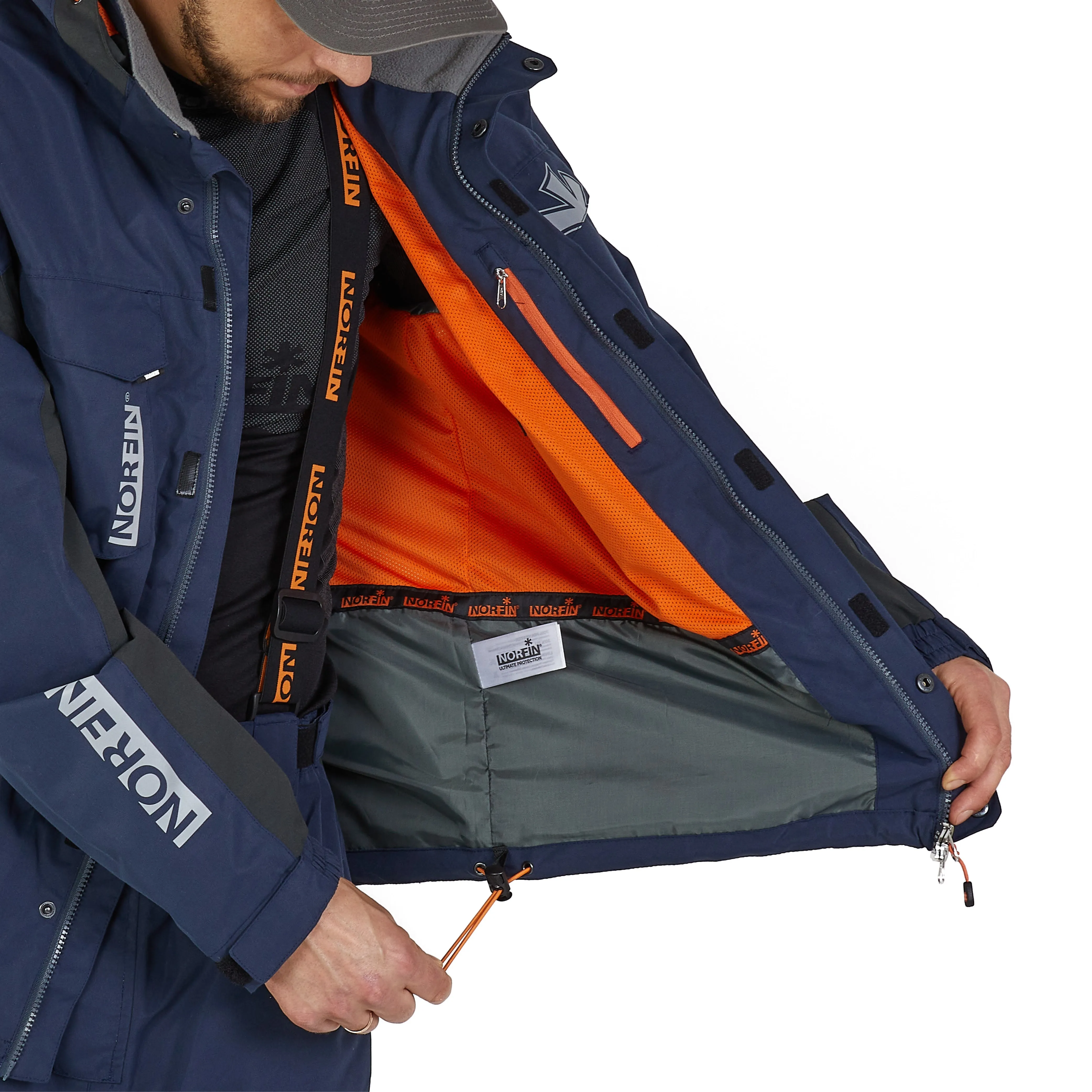 ALPHA NAVY BLUE RAIN JACKET