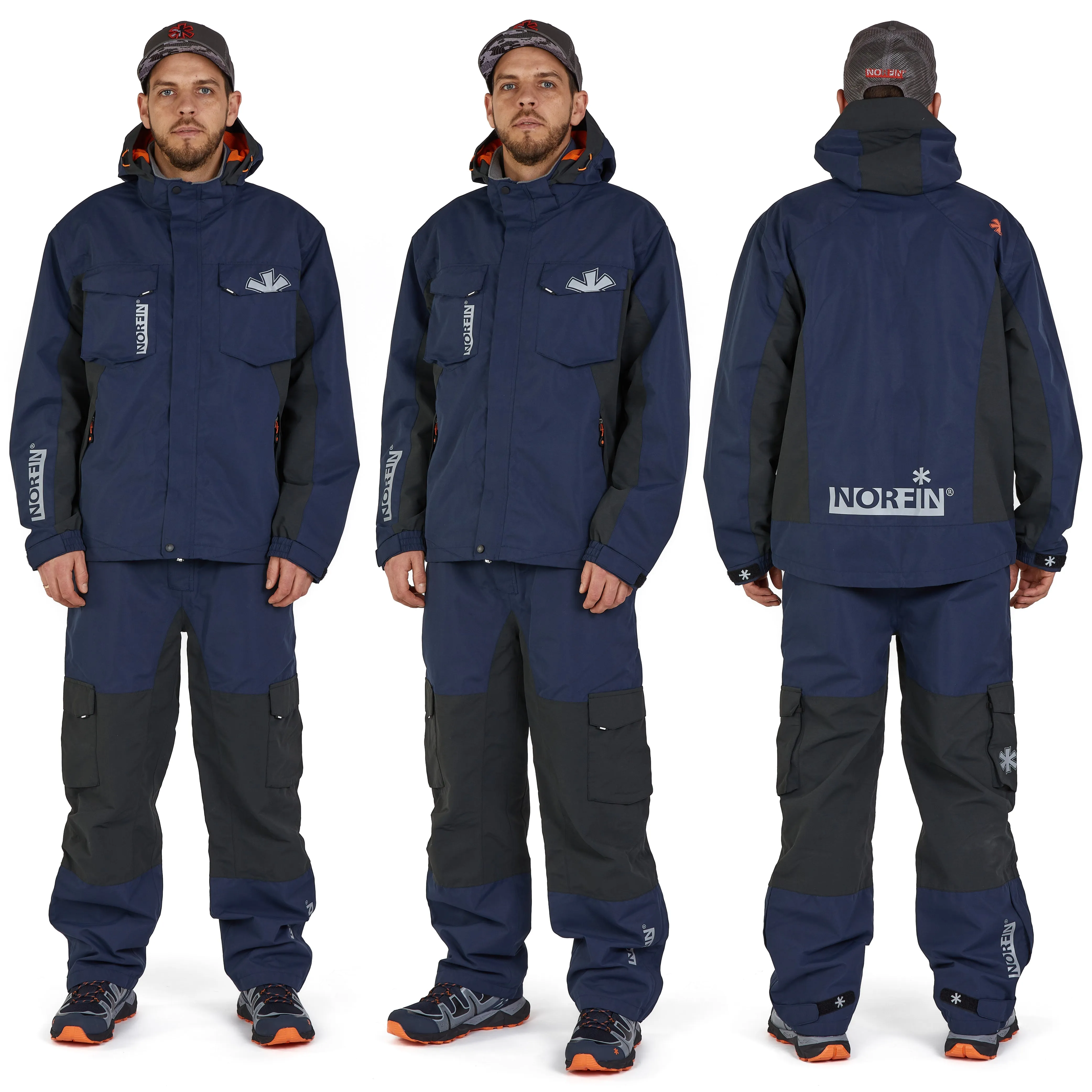 ALPHA NAVY BLUE RAIN JACKET