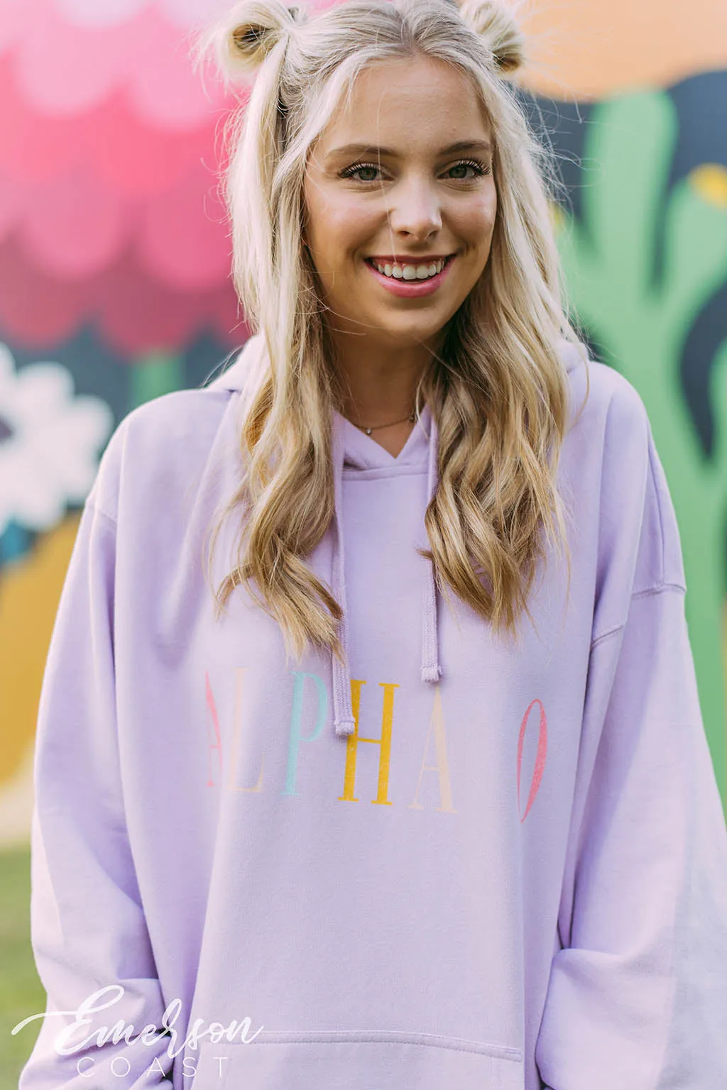 Alpha O PR Pastel Purple Hoodie