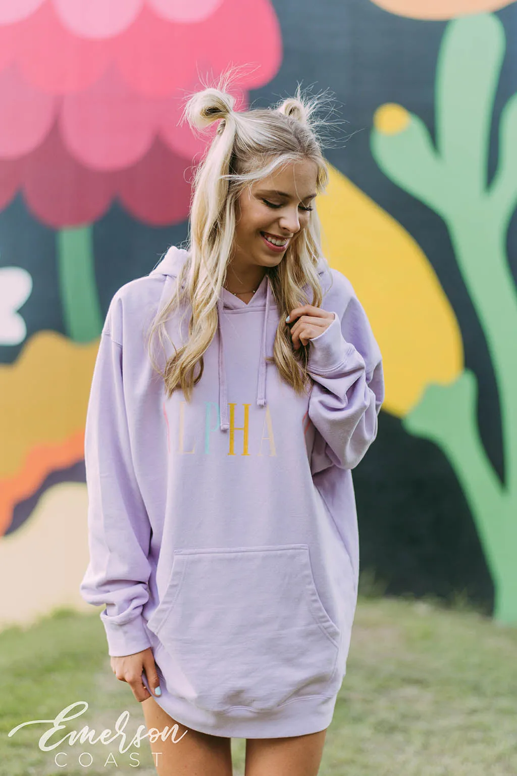 Alpha O PR Pastel Purple Hoodie