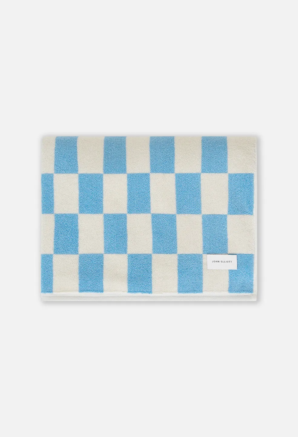 Amalfi Jacquard Beach Towel / Blue x Ivory