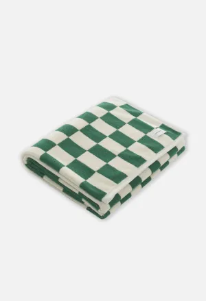 Amalfi Jacquard Beach Towel / Green x Ivory