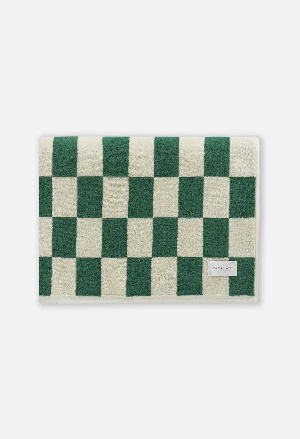 Amalfi Jacquard Beach Towel / Green x Ivory