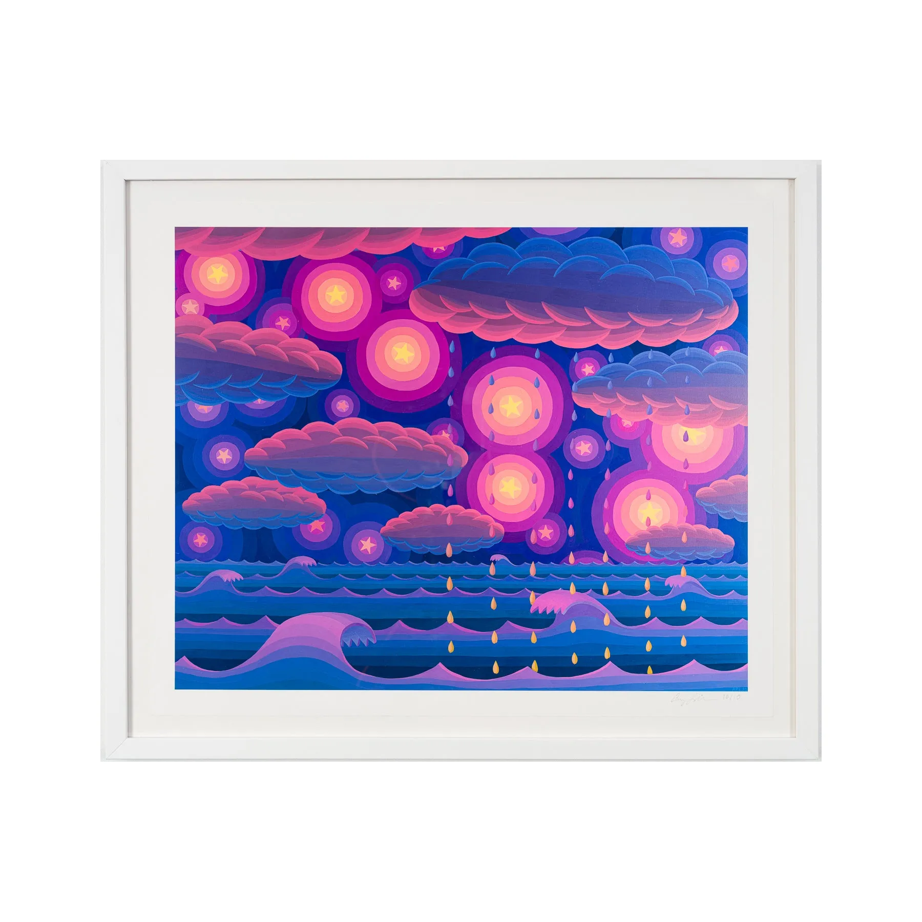 Amy Lincoln, Big Dipper (Orange and Purple), 2022; Limited Edition Print