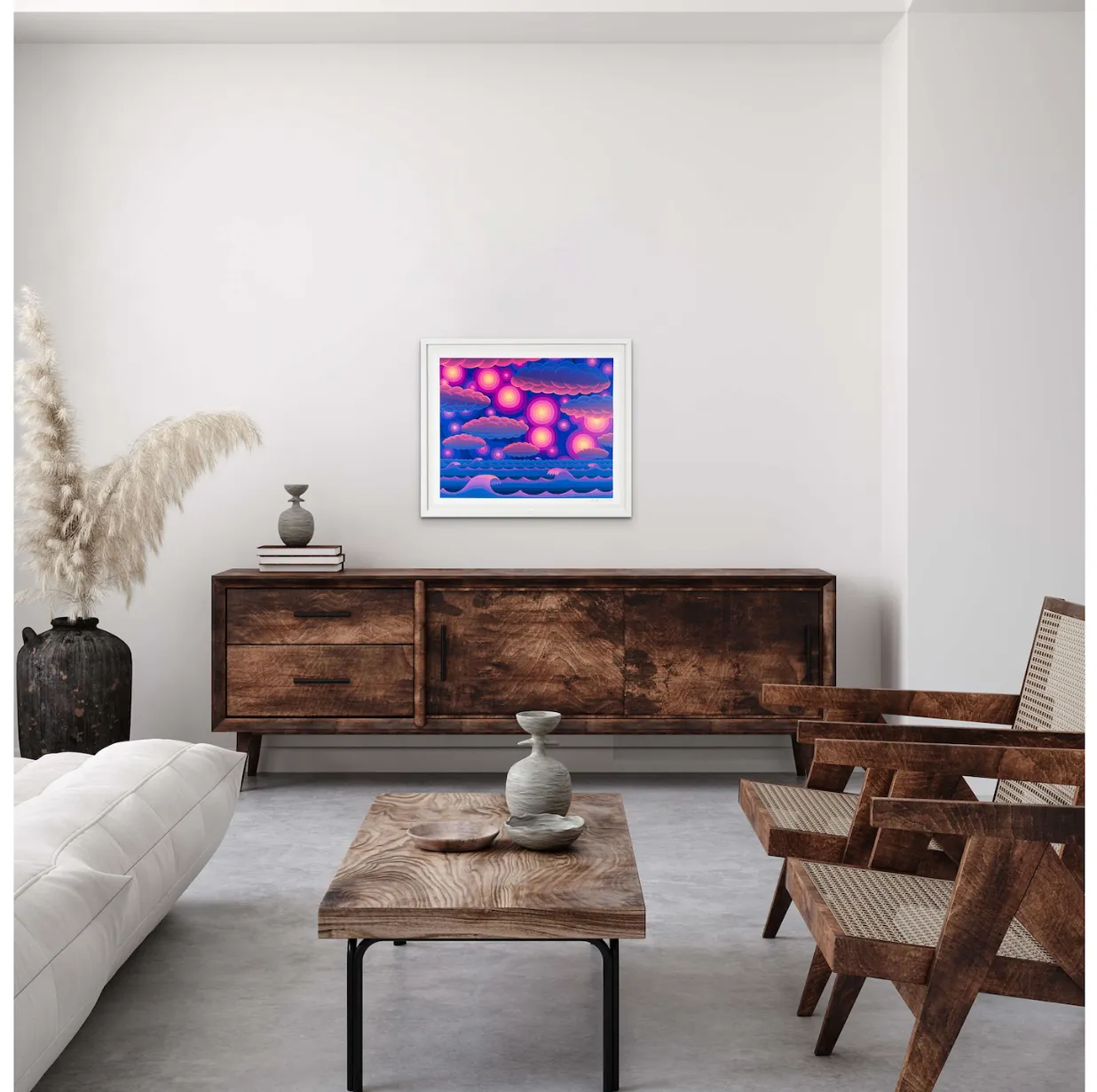 Amy Lincoln, Big Dipper (Orange and Purple), 2022; Limited Edition Print