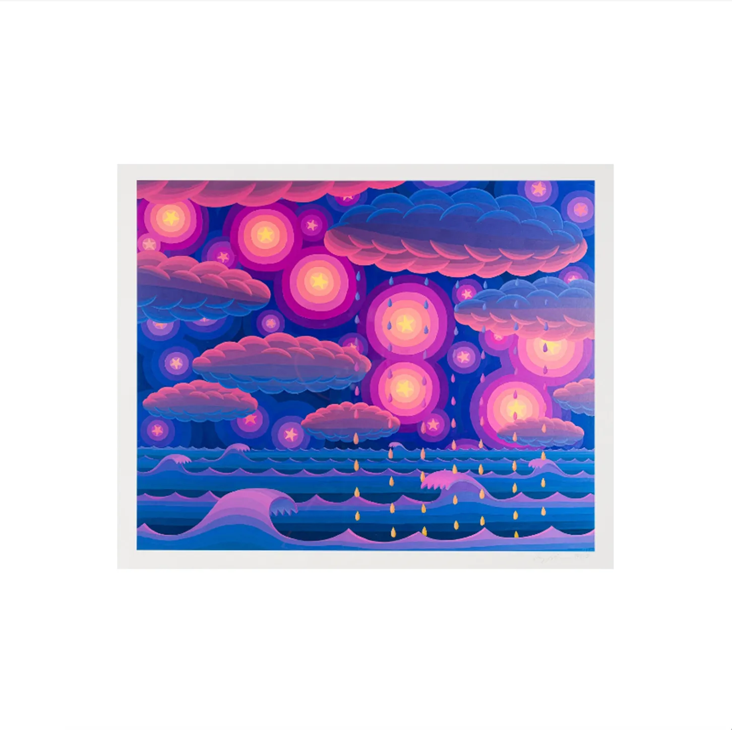 Amy Lincoln, Big Dipper (Orange and Purple), 2022; Limited Edition Print