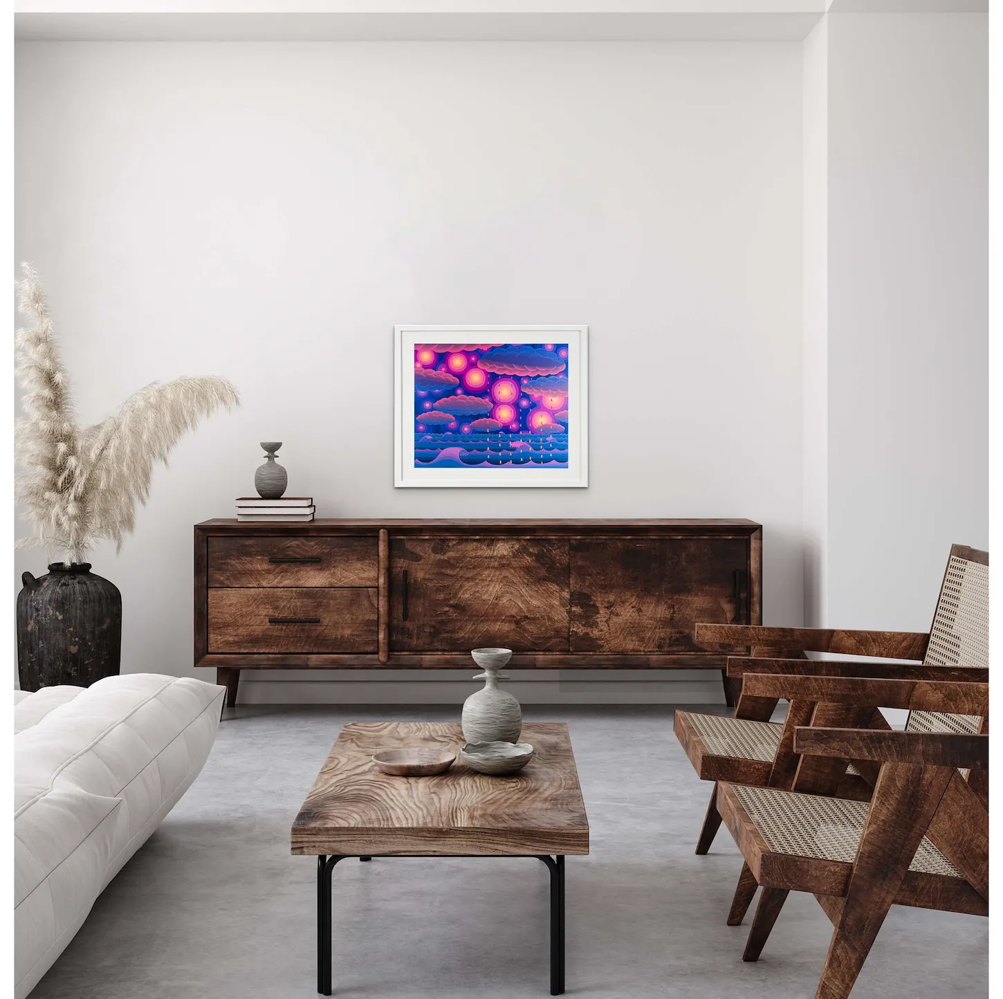 Amy Lincoln, Big Dipper (Orange and Purple), 2022; Limited Edition Print