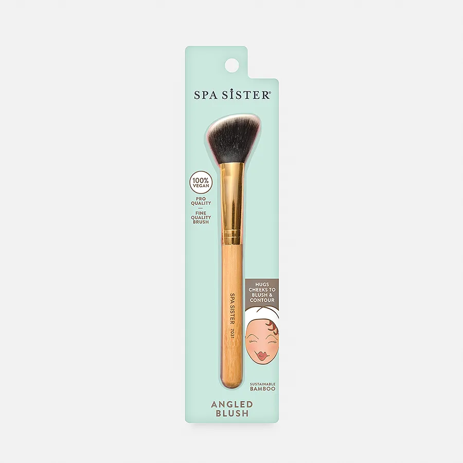 Angled Blush Contour Brush - Vegan