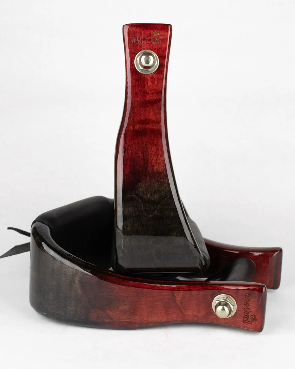 Angled Offset - 3" Red Ombré