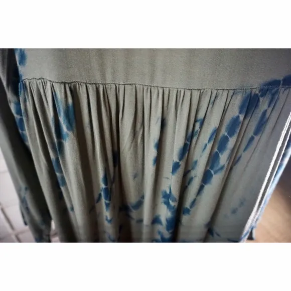 Anthropologie Eliska Tie Dye Midi Dress New XS