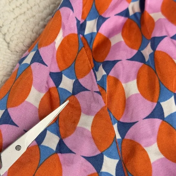 Anthropologie Silky Patterned Pajama Set