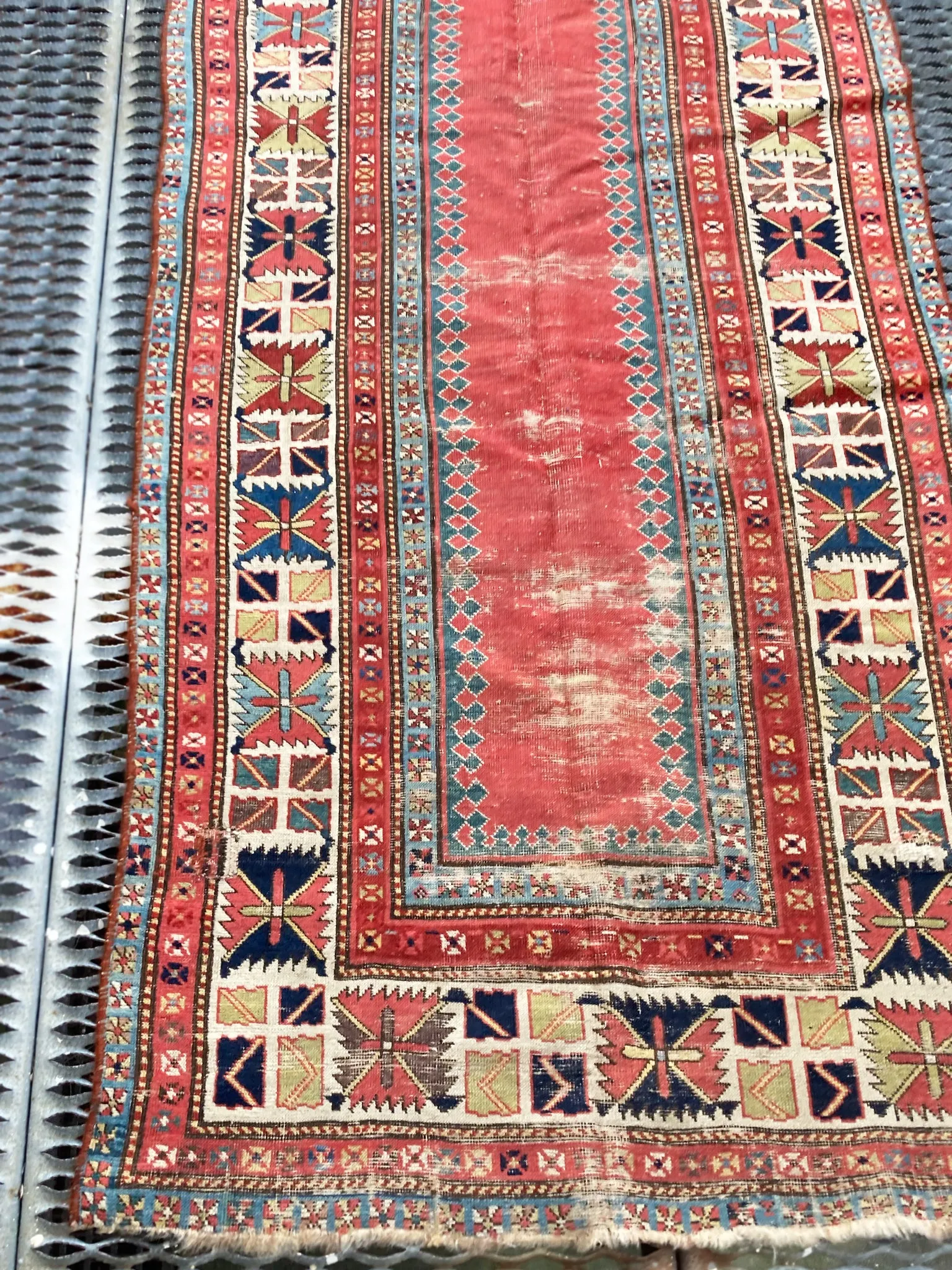 Antique Caucasian Talish Rug - 3' 4" x 9' 9"