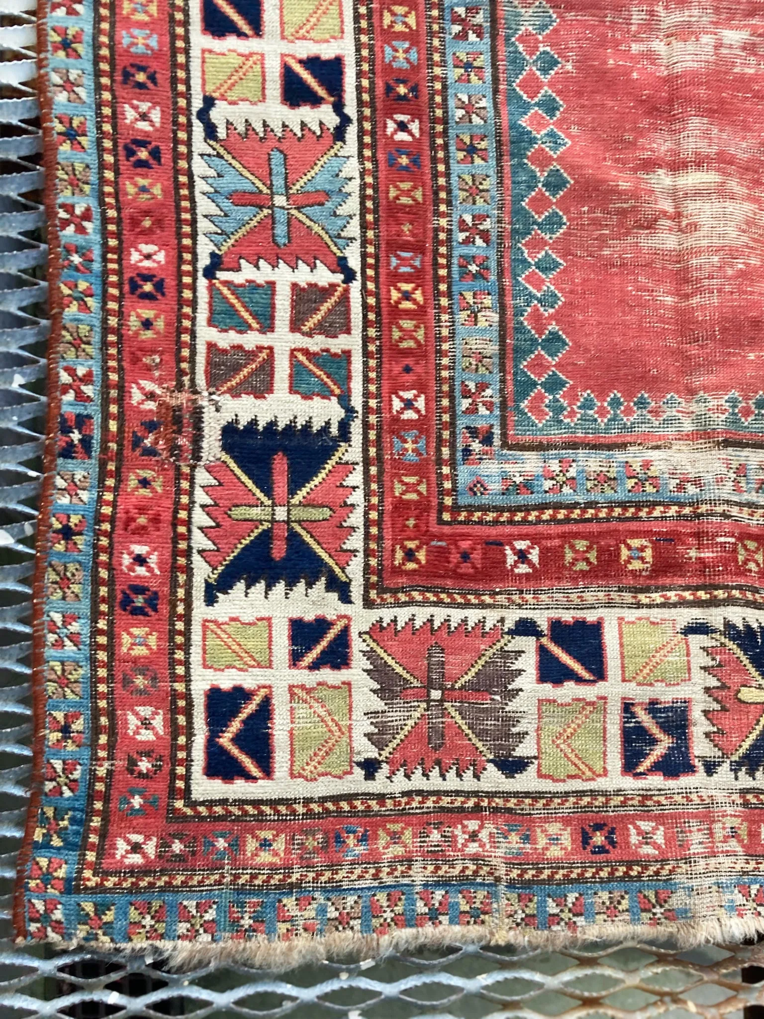 Antique Caucasian Talish Rug - 3' 4" x 9' 9"