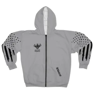 AOP Unisex Zip Hoodie