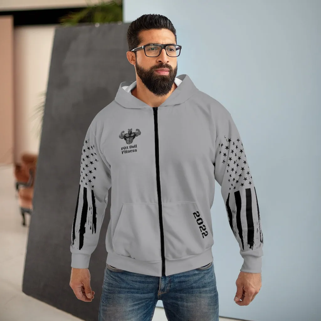 AOP Unisex Zip Hoodie