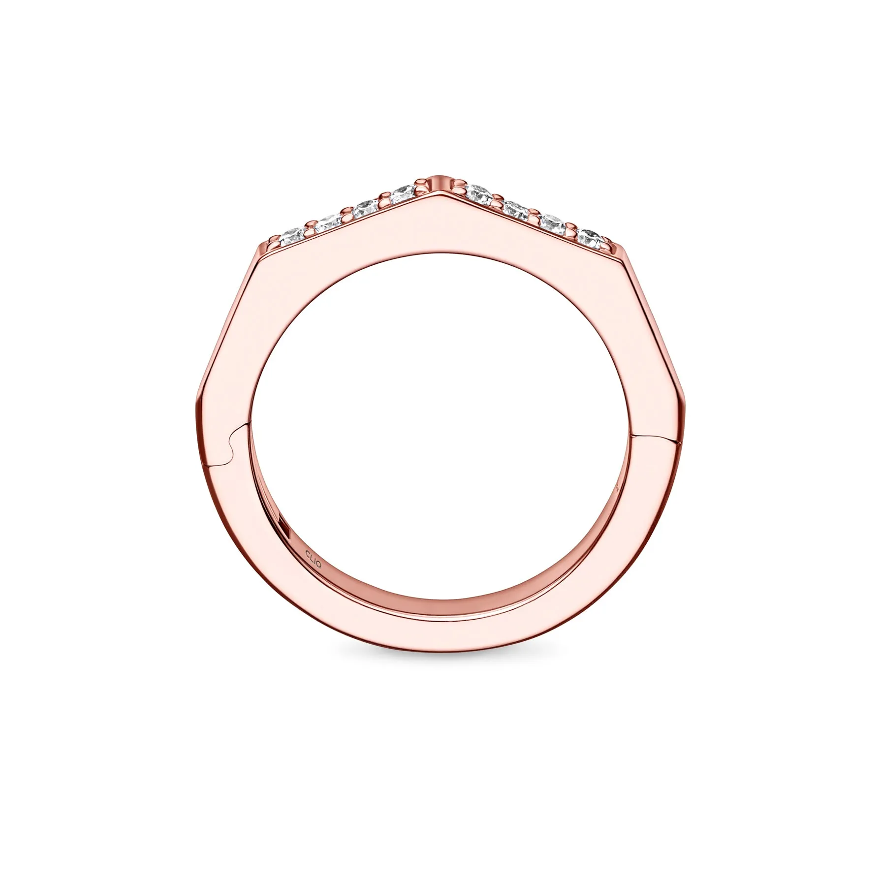 Apex Angled Diamond Band
