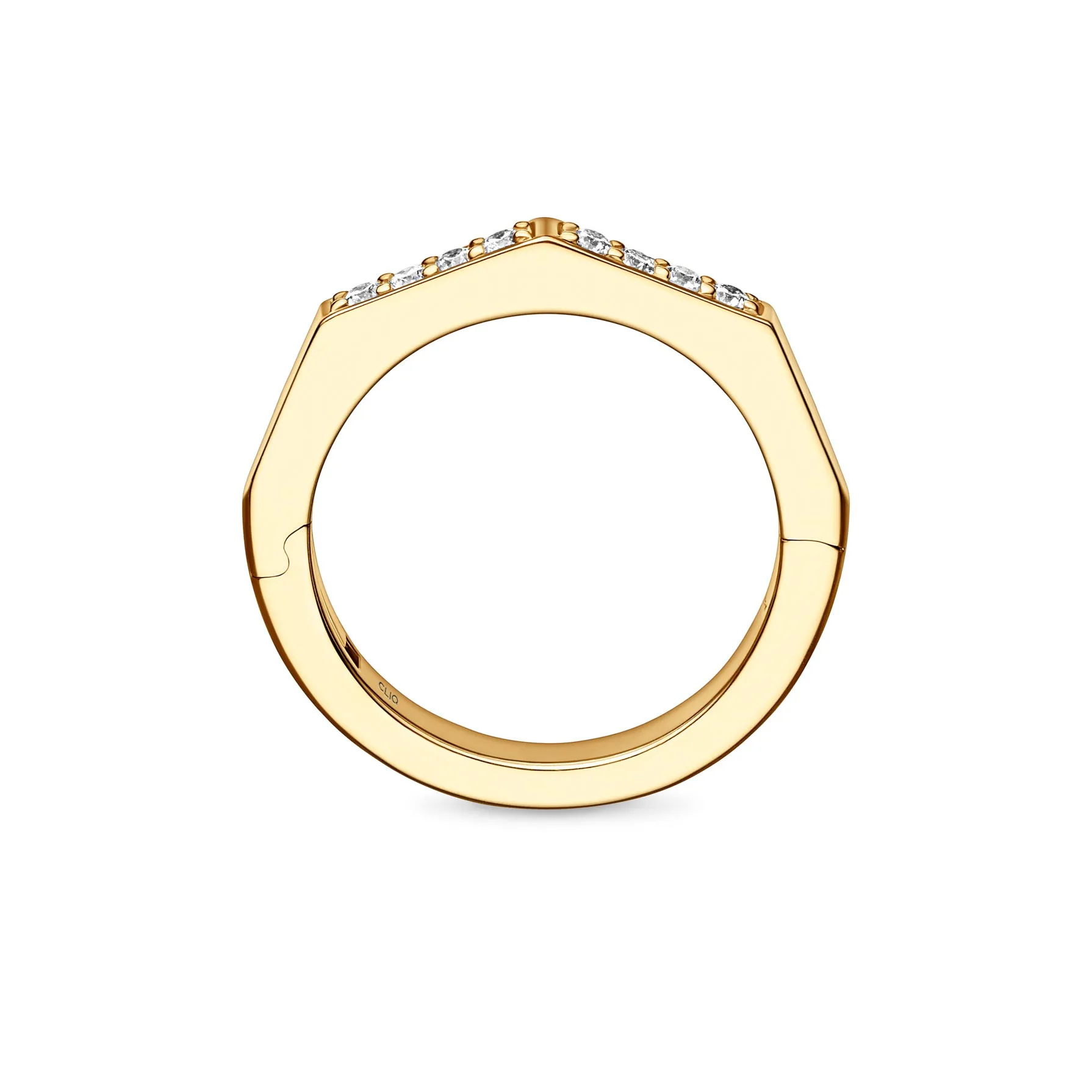 Apex Angled Diamond Band
