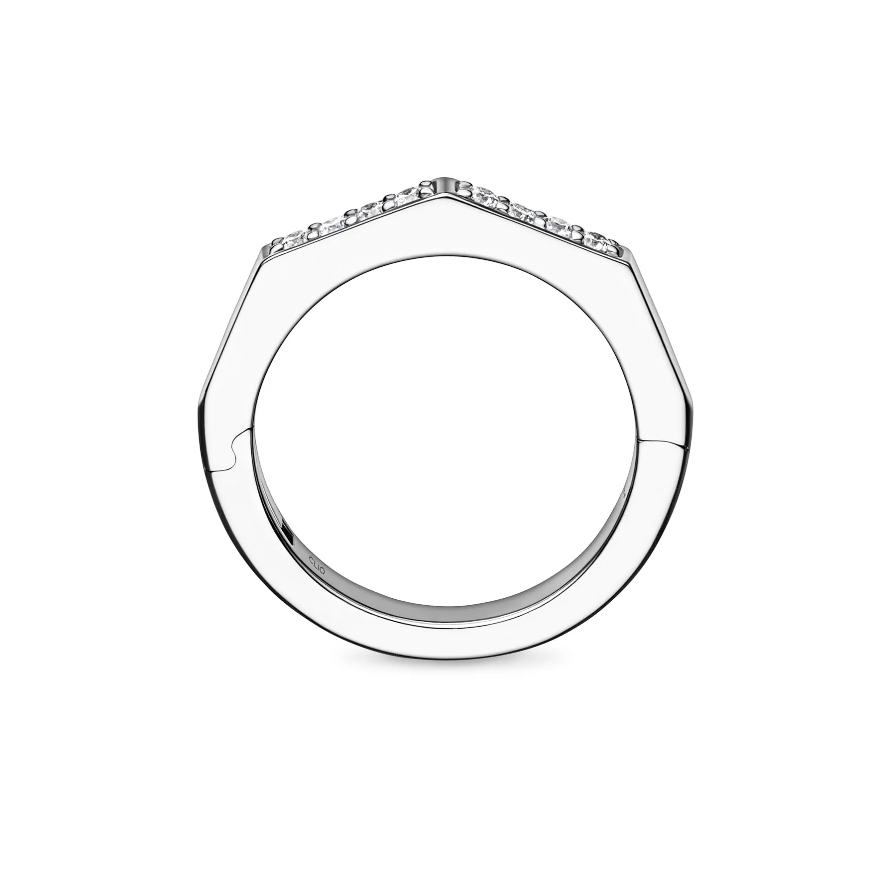 Apex Angled Diamond Band