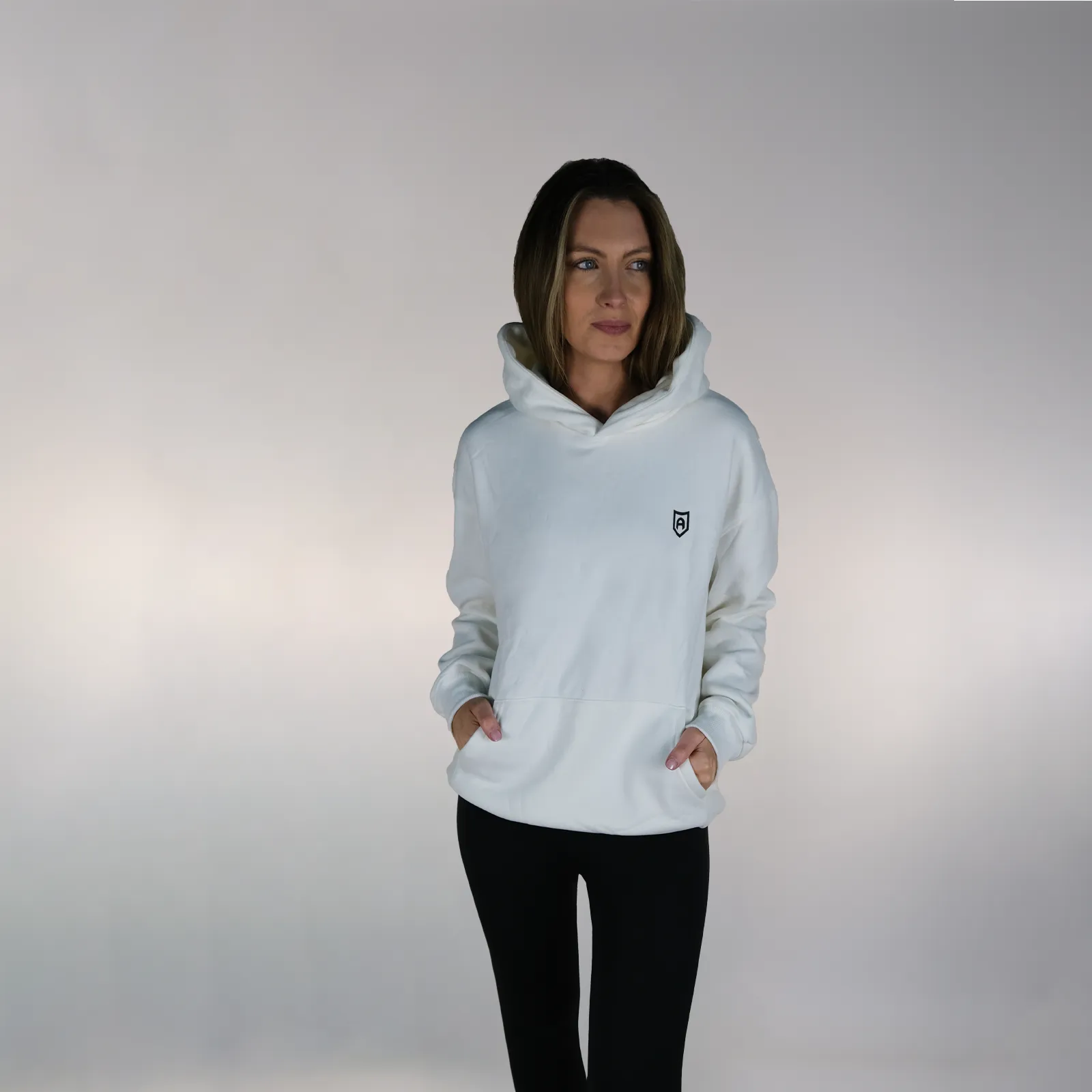 Apollo Unisex Oversized Hoodie - White